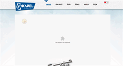 Desktop Screenshot of kapelplastik.com
