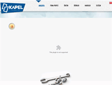 Tablet Screenshot of kapelplastik.com